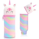 Kawaii trousse licorne 2 en1 en silicone souple trousse licorne trousse kawaii fille trousse trousse ...