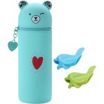 Kawaii - trousse kawaii - en silicone souple - 2 en 1 - avec 2 porte - stylos - pour etudiante, adolescente ... Kawaii - trousse kawaii - en silicone souple - 2 en 1 - avec 2 porte - stylos - pour etudiante, adolescente ...