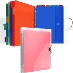 Kawoq - classeur avec 12 pochettes perforées pour documents format a4 - pochette plastique, trieur document ... Kawoq - classeur avec 12 pochettes perforées pour documents format a4 - pochette plastique, trieur document ...