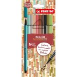 Kawoq - pen 68 - feutre dessin - etui carton x 10 feutres de coloriage pointe moyenne - coloris nature ... Kawoq - pen 68 - feutre dessin - etui carton x 10 feutres de coloriage pointe moyenne - coloris nature ...
