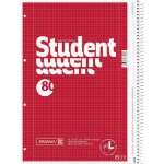 Kaxdl - 1067908 student lot de 5 bloc - notes quadrills pour gaucher format a4 linature 28 70 g / m ...