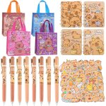 Kaxdl - 74pcs capybara cadeaux anniversaire enfants, capybara set fournitures scolaires, avec bloc - ...