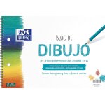 Kaxdl - bloc dessin scolaire a4 + couverture souple / couverture rigide 20 feuilles 130 g lisse avec ...