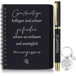 Kaxdl - cadeaux de remerciement pour collgues employs cahiers bloc - notes a spirale a6 stylo a bille ...