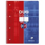 Kaxdl - clairefontaine 82526c un duo book cahier rversible a spirale perfor - a4 + 22, 5x29, 7 cm - ...