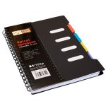 Kaxdl - toyvian carnet de notes classique a spirale avec intercalaires a5 avec 105 pages polyvalentes ...