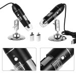 Kcbbe microscope numrique sans fil, camra de microscope a grossissement 1000x, mini microscope portable ...