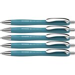Khkui - slider rave xb 132513 lot de 5 stylos a bille (edition spciale limite en bleu sarcelle, rtractables ...