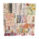 Kit d'autocollants washi en papier artisanal, fournitures de scrapbook esth�tique vintage, sac de fichiers ...