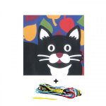 Kit de canevas pour enfant seg de paris motif chat