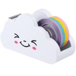 Kit distributeur de ruban adh�sif en forme de nuage avec ruban adh�sif arc - en - ciel pour bureau, ecole ...