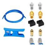 Kit d'imprimante 3d avec tube bowden en ptfe, coupe - tube en ptfe pour ender 3 / 3 pro / 5 cr - 10 series ...