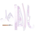Kit d'instruments de mesure pour tailleur, roue a aubes, r�gles de coupe, manchon de bras, couture et ...