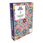 Mon kit mini strass mandala - coffret avec 4000 strass multicolores, 1 tableau encoll format a5, 1 stylet ...