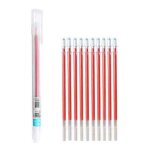 Kit de recharge de stylos a pointe aiguille, 0. 5mm, encre noire, bleue et rouge, papeterie scolaire ...