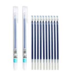 Kit de recharge de stylos a pointe aiguille, 0. 5mm, encre noire, bleue et rouge, papeterie scolaire ...