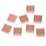 Kit de refroidissement de radiateur en cuivre 8 pi�ces / ensemble, dissipateur de chaleur pour carte ...