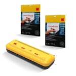 Kodak plastifieuse a4 kd - lmvc + 2x10 pochettes a4 150 microns ¿ 2 rouleaux, 25cm / min, chauffe 4 ...