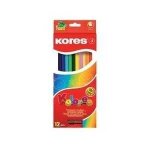 Kores crayons de couleur, etui en carton de 24 +