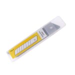 Lames de remplacement a clipser 9 / 18mm, 10 pi�ces, fournitures de bureau, couteau artistique, coupe ...
