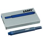 Lamy etui de 5 cartouches d'encre grande capacité t10 bleu noir Lamy etui de 5 cartouches d'encre grande capacité t10 bleu noir