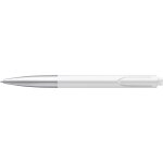 Lamy stylo a bille r�tractable noto corps plastique pointe moyenne white silver