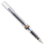 Lamy - stylo plume vista transparent, plume acier de taille m, livr� en ecrin lamy.
