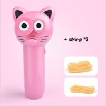 Lanceur d'h�lice de corde pour enfants, contr�leur de corde, jouets de chat mignon volant, jouet electrique ...