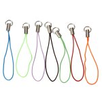 Lani�re de t�l�phone portable avec anneaux de saut de 7mm, couleurs assorties 100, noir / blanc / rose ...