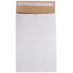 Lbgwp60 - lot de 10 - grande enveloppe - pochette blanche a soufflet 229 x 324 + 30 mm papier blanc extrieur ...