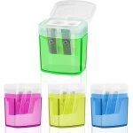 Lbgwp60 - 4 pièces taille - crayon, taille crayon avec reservoir en plastique, double trou manuel taille ... Lbgwp60 - 4 pièces taille - crayon, taille crayon avec reservoir en plastique, double trou manuel taille ...