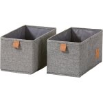 Lbgwp60 - loveit store it ¿ premium ¿ lot de 2 boîtes de rangement tissu 15x30x15cm ¿ organisateur ... Lbgwp60 - loveit store it ¿ premium ¿ lot de 2 boîtes de rangement tissu 15x30x15cm ¿ organisateur ...