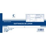 Lebon vernay lot de 5 carnets a souche quittances de loyer 105 x 245 mm 50 feuillets