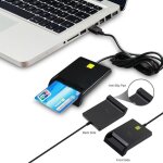 Lecteur de carte bancaire intelligent usb ic / id emv me, compatible windows, ce / xp / vista nt hi 2000 ...