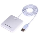 Lecteur de carte intelligente, large compatibilit, economie d'nergie abs usb 2. 0, pleine vitesse ic ...