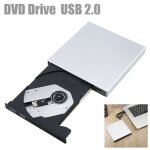 Lecteur de dvd externe rw cd slim usb 2. 0, graveur de disques optiques cd - rw, enregistreur pour ordinateur ...