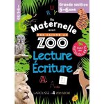 Lecture - ecriture grande section ma maternelle avec une saison au zoo - avec des autocollants