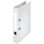 Leitz 231137 classeur a levier en plastique chromos a encoches a4 fin blanc import allemagne