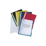 Leitz 25 x chemise a lamelle standard, format a4, pvc, rouge,