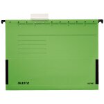 Leitz alpha dossier suspendu carton, m�tal a4 vert 5 pi�ces