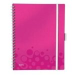 Leitz cahier be mobile a4 lign wow rose