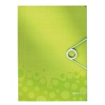 Leitz chemise 3 rabats wow polypropyl�ne vert