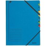Leitz classeur trieur, format a4, 7 compartiments, jaune