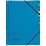 Leitz classeur trieur, format a4, 7 compartiments, vert