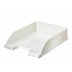 Leitz corbeille a courrier plus wow, a4, polystyrne, blanc