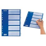 Leitz intercalaires en plastique, chiffres, a4, 1 - 31, blanc