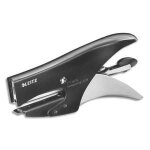Leitz pince agrafeuse n10 noir - en mtal - capacit 15 feuilles - agrafes n8 - livre en boite
