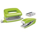 Leitz set avec mini - agrafeuse & mini - perforateur, agrafage ou perforat