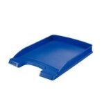 Leitz plus slim - corbeille a courrier - a4 - bleu