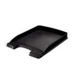 Leitz plus slim - corbeille a courrier - a4 - noir